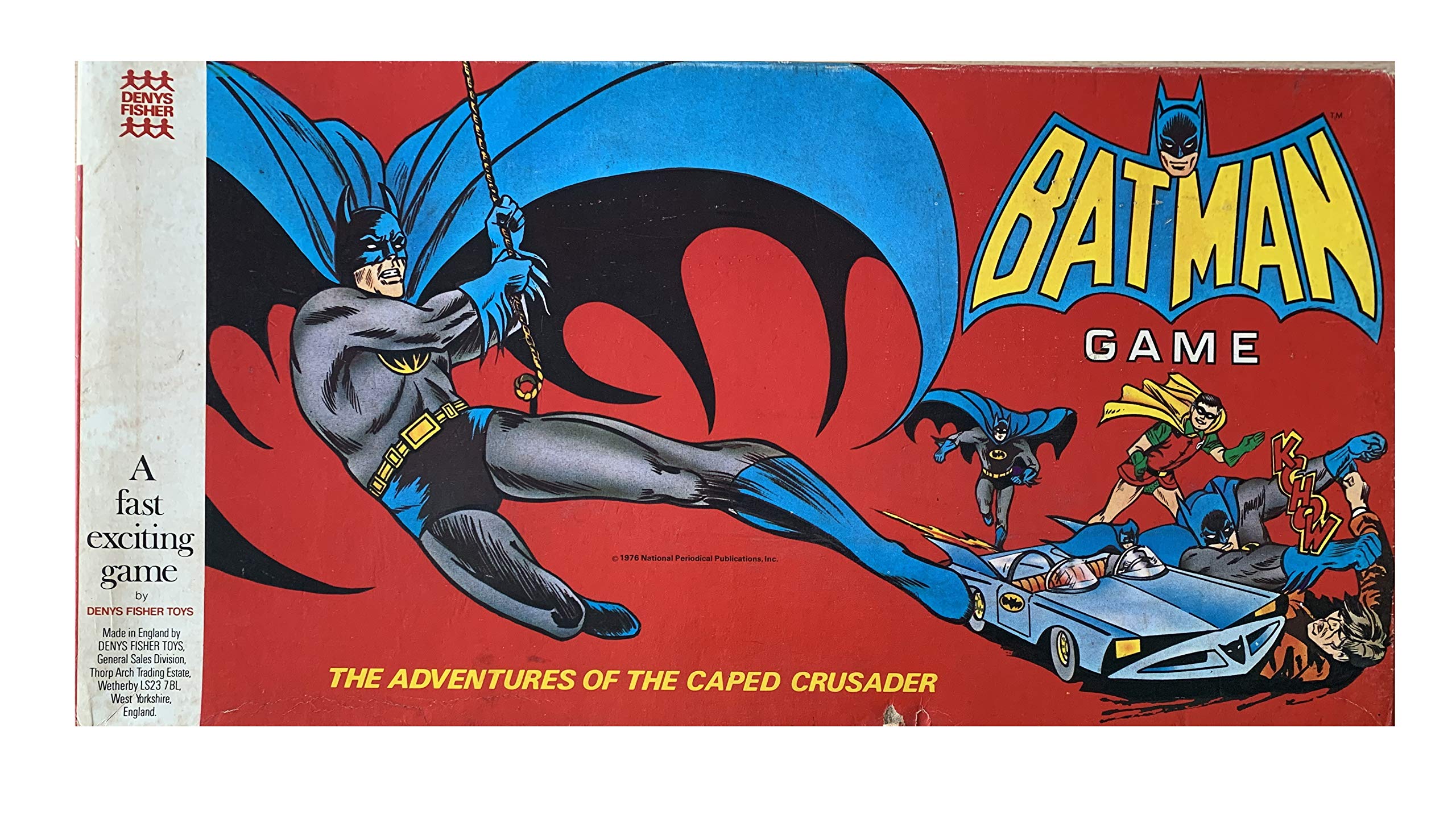 Vintage 1976 Batman The Board Game - Action Packed Adventures Of The C –  Midas Touch Toys, Games And Collectables