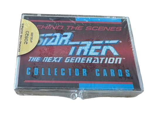 Vintage Sky Box 1993 Star The Next Generation Trek Behind The Scenes Limited Edition Trading Card Set / Collector Cards 39 Card Set Sealed In Pack - Former Shop Stock