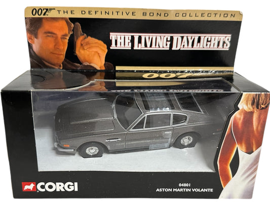 Vintage 2001 Corgi James Bond 007 The Living Daylights - The Definitive Bond Collection - Aston Martin Volante 1:36 Scale Die-Cast Model Car Vehicle No. 04801 - Shop Stock Room Find