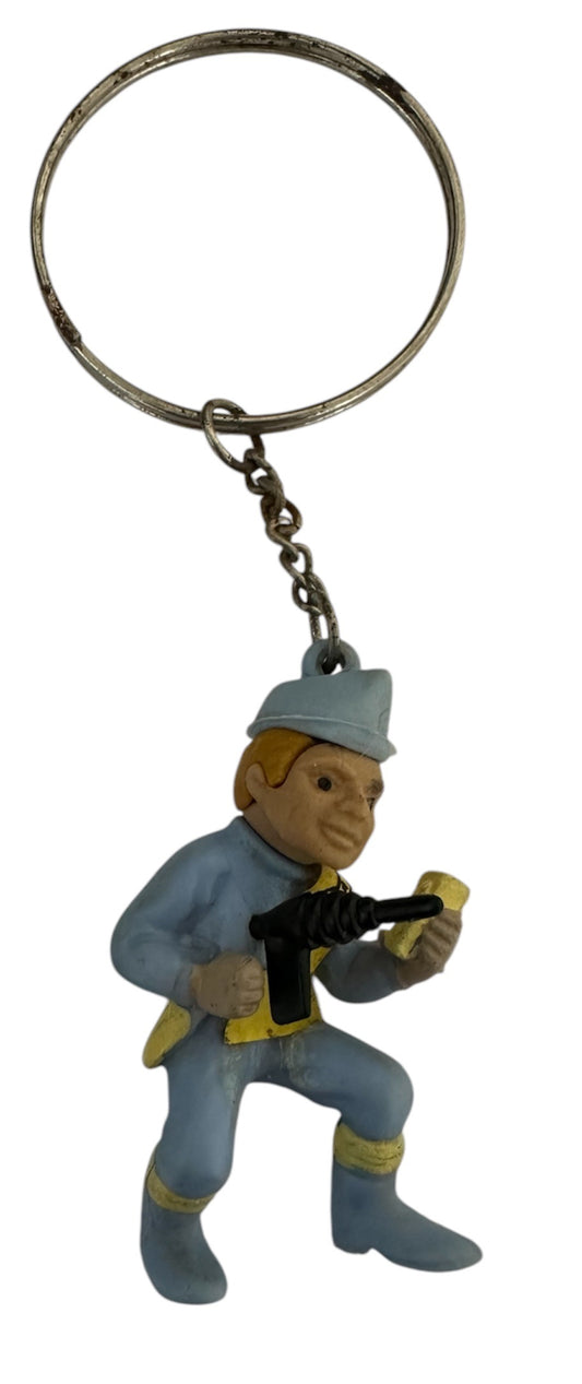 Vintage 1960's Gerry Andersons Thunderbirds - Alan Tracy Figural Keyring - Fantastic Condition Ultra Rare Item