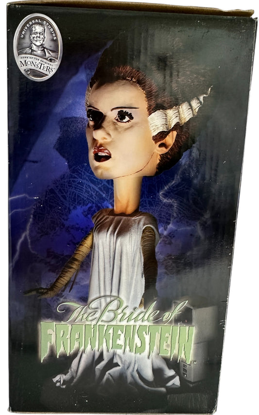 Vintage Neca 2008 The Bride Of Frankenstein Headknocker Bobble Head Figure - Brand Sealed Shop Stock Room Find