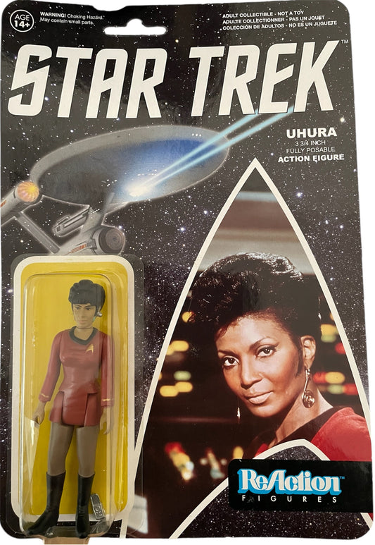 Super7 Funko 2015 Star Trek The Original Series Lieutenant Uhura 3 3/4" ReAction Action Figure - Brand New Factory Sealed Shop Stock Room Find