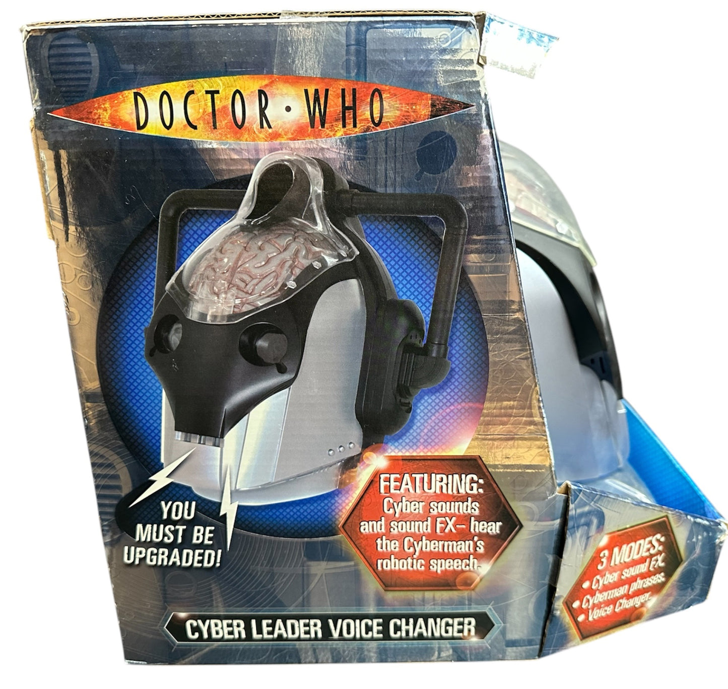 Vintage Characters 2007 Doctor Dr Who Cyber Leader Voice Changer Helmet Featuring Lights And Sound FX - Brand New Shop Stock Room Find