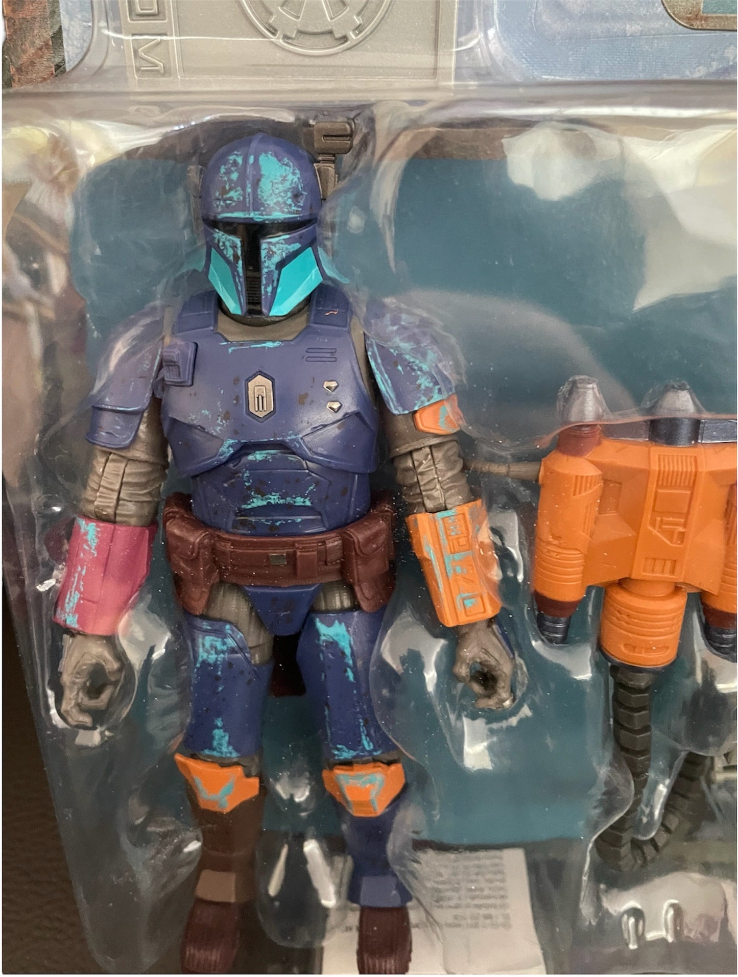 Star Wars 2020 The Black Series Collection - The Mandalorian - Heavy Infantry Mandalorian 6 Inch Action Figure With Imperial Credits - On Retro Card - Brand New Factory Sealed