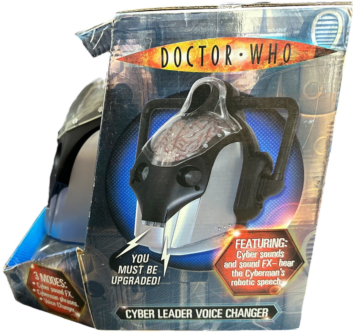 Vintage Characters 2007 Doctor Dr Who Cyber Leader Voice Changer Helmet Featuring Lights And Sound FX - Brand New Shop Stock Room Find