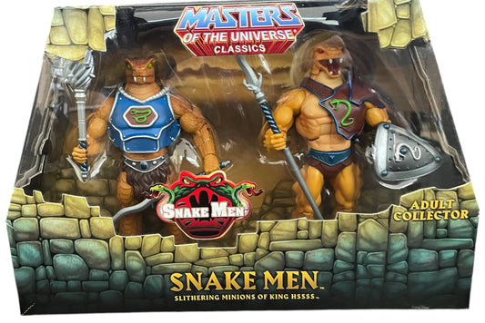 Vintage 2012 Mattel Masters Of The Universe Classics - Snake Men - Slithering Minions Of King Hsss Action Figure Set - Brand New Factory Sealed Shop Stock Room Find