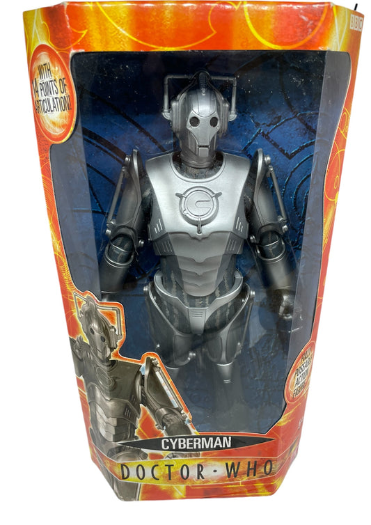 Vintage Characters 2006 Doctor Dr Who 12 Inch Cyberman Highly Detailed Action Figure - Factory Sealed Shop Stock Room Find