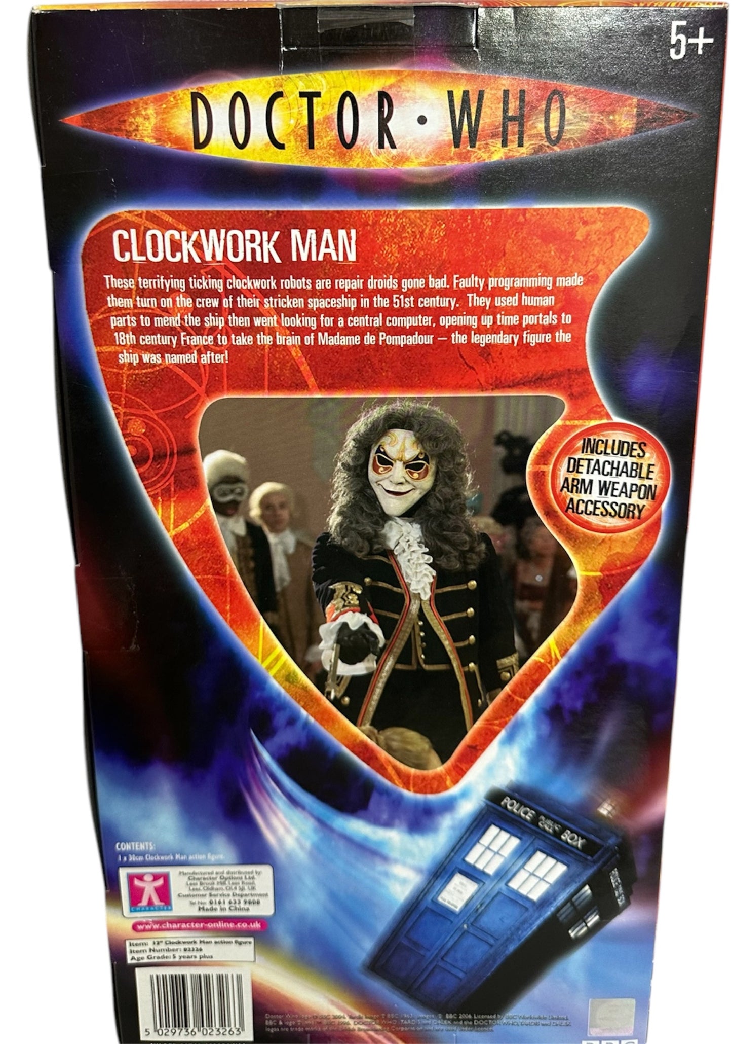 Vintage Characters 2007 Doctor Dr Who 12 Inch Clockwork Man Highly Detailed Action Figure - Brand New Factory Sealed Shop Stock Room Find