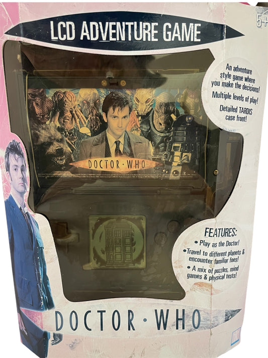 Vintage Characters 2006 Doctor Dr Who Adventures Exciting LCD Game - 10th Doctor - Factory Sealed Former Shop Window Display Item