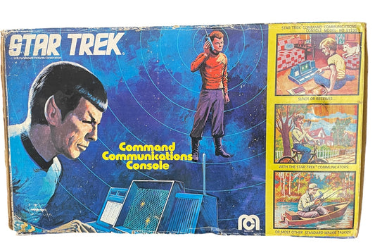 Vintage Mego Corporation 1976 Star Trek The Original Series Command Communications Console Model No. 51230 - Fantastic Condition Fully Working In The Original Box