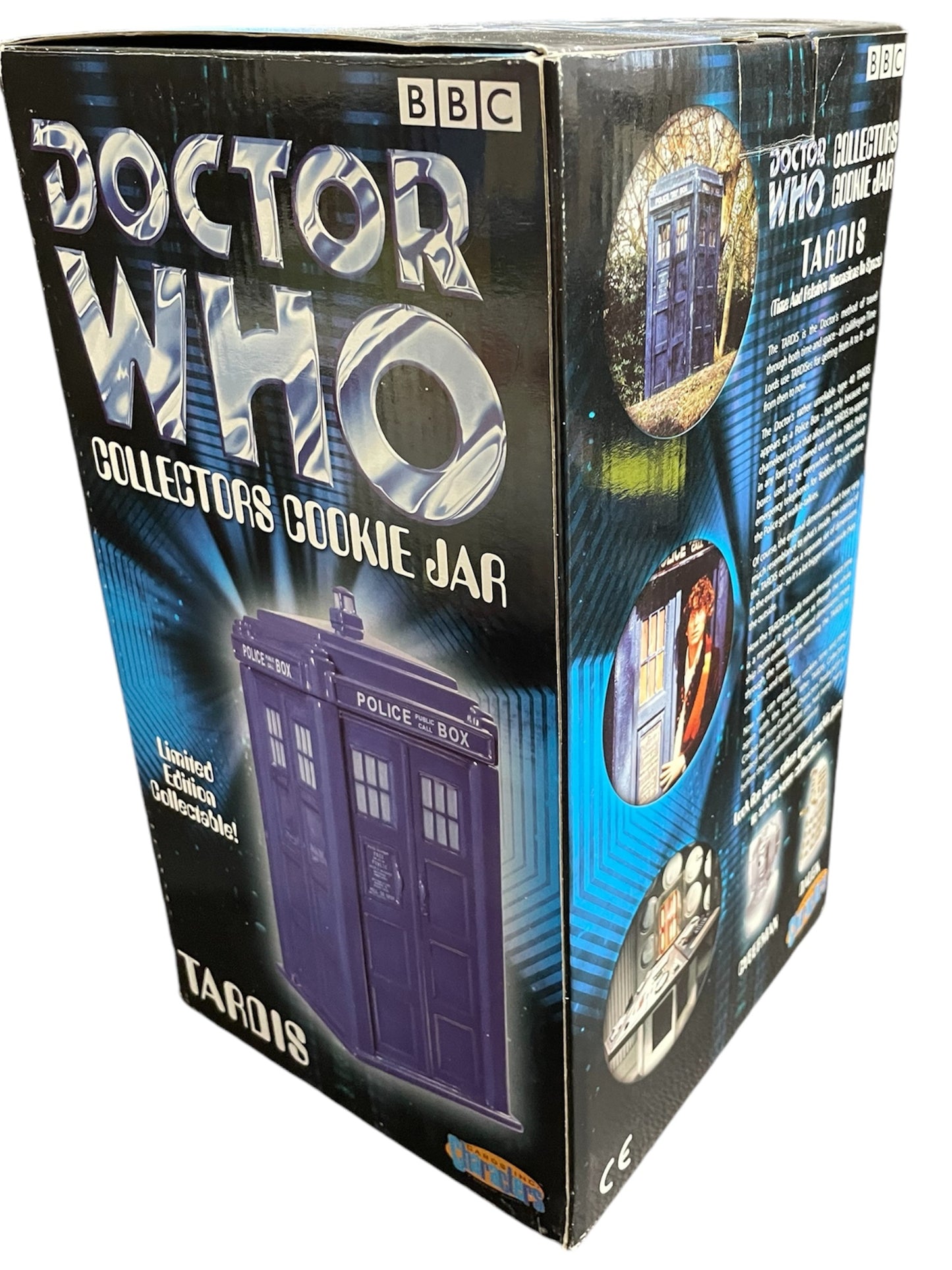 Vintage Cards Inc 1996 Doctor Dr Who - Collectors Limited Edition Ceramic Tardis Cookie Jar - Brand New Shop Stock Room Find