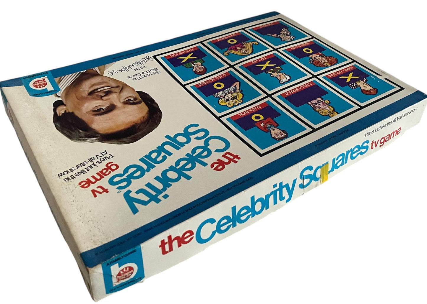 Vintage Buckingham's 1974 - The Celebrity Squares TV Game - Bob And The Big Box Game With Bob Monkhouse - Very Good Condition and Complete In The Original Box