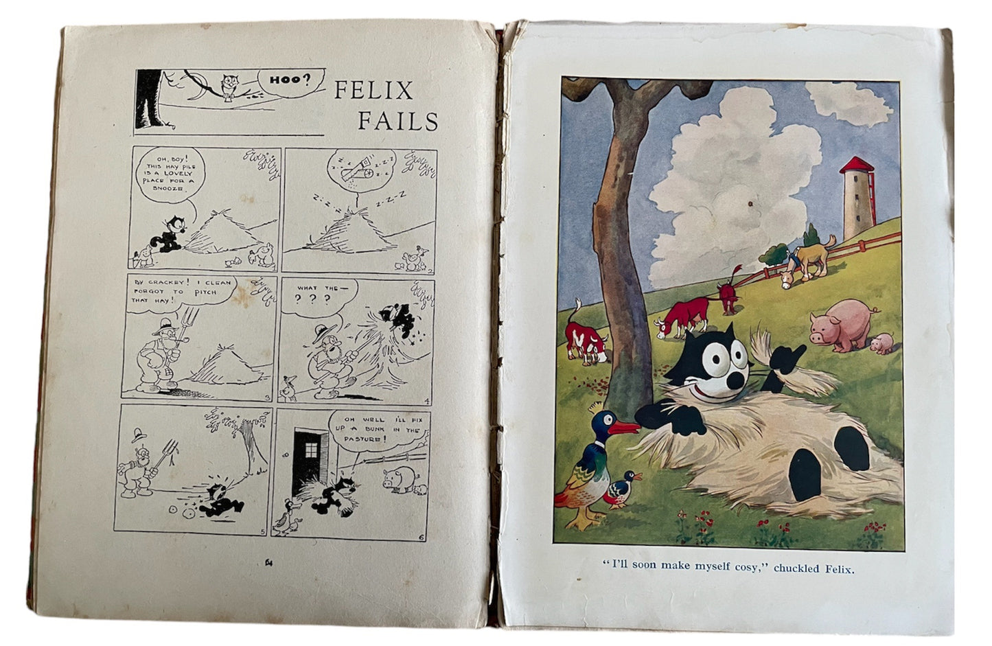 Vintage 1927 The Felix Annual - The Adventures Of The Film Cat