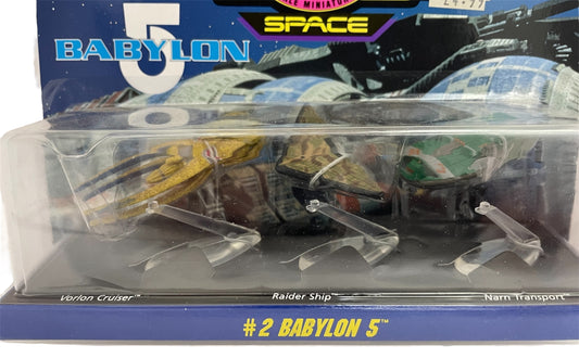 Vintage 1994 Babylon 5 Micro Machines Collection 2 Space Star Ships Limited Edition Collectors Set - Brand New Factory Sealed Shop Stock Room Find