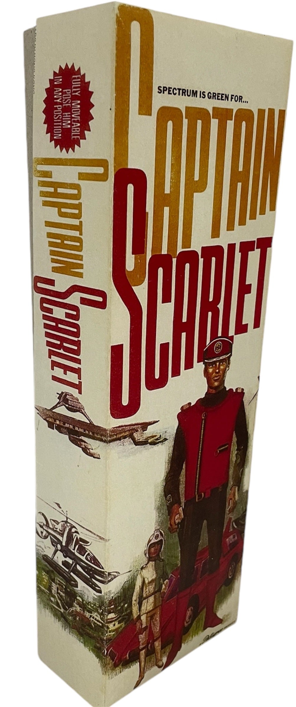 Vintage Pedigree 1967 Gerry Andersons Captain Scarlet & The Mysterons 12 Inch Captain Scarlet Action Man Figure Complete And In Box - Ultra Rare