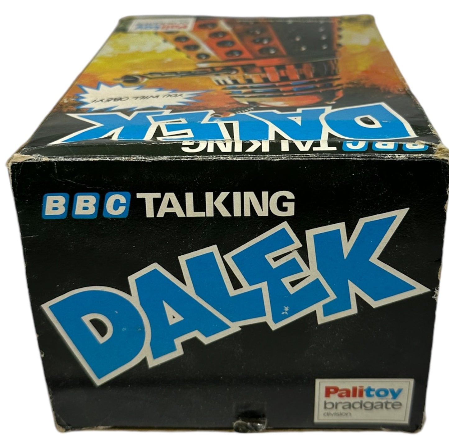 Vintage 1975 Palitoy Doctor Dr Who Talking Dalek Battery Operated Silver And Black Dalek Complete In The Original Box