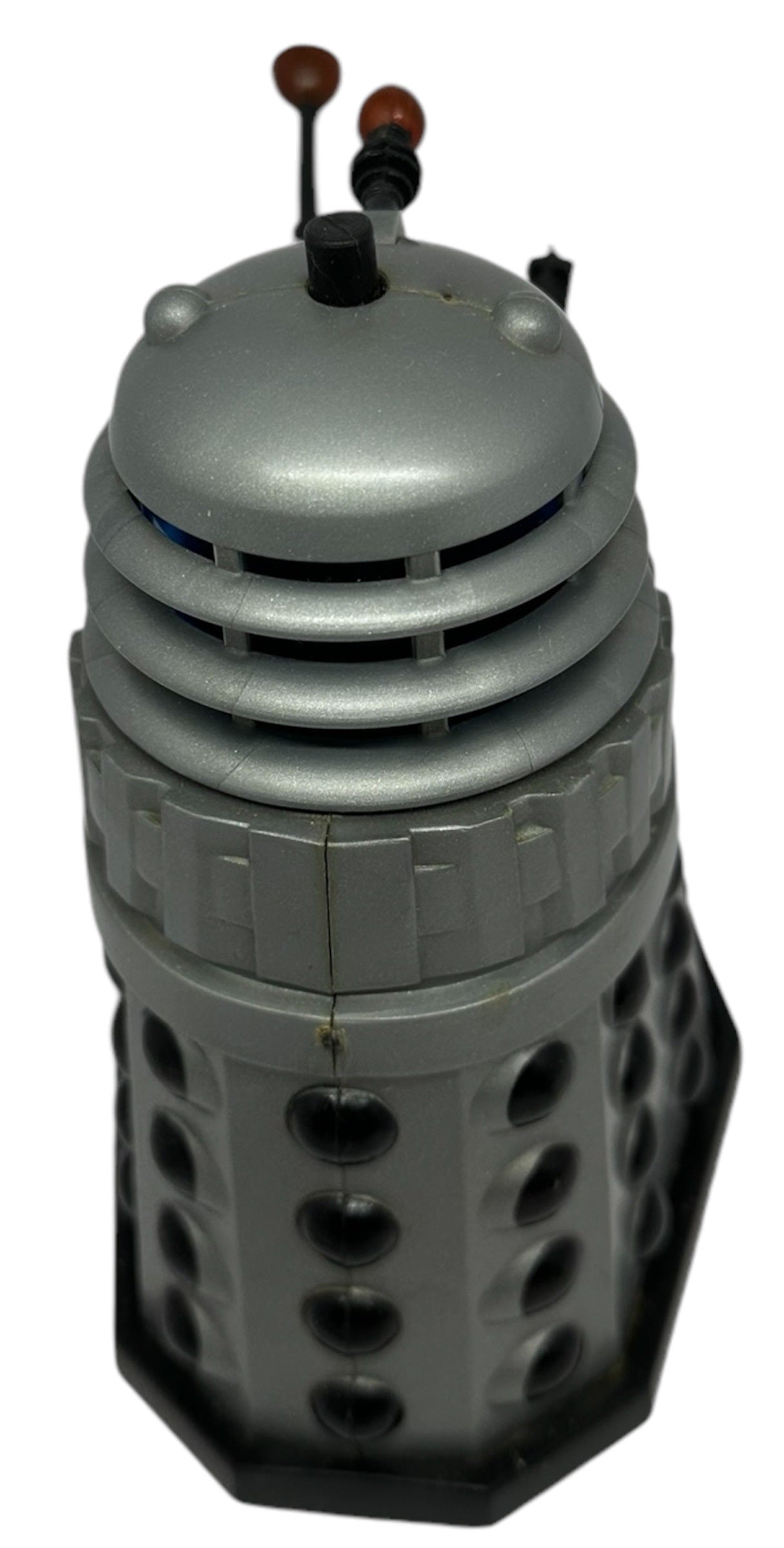 Vintage 1975 Palitoy Doctor Dr Who Talking Dalek Battery Operated Silver And Black Dalek Complete In The Original Box