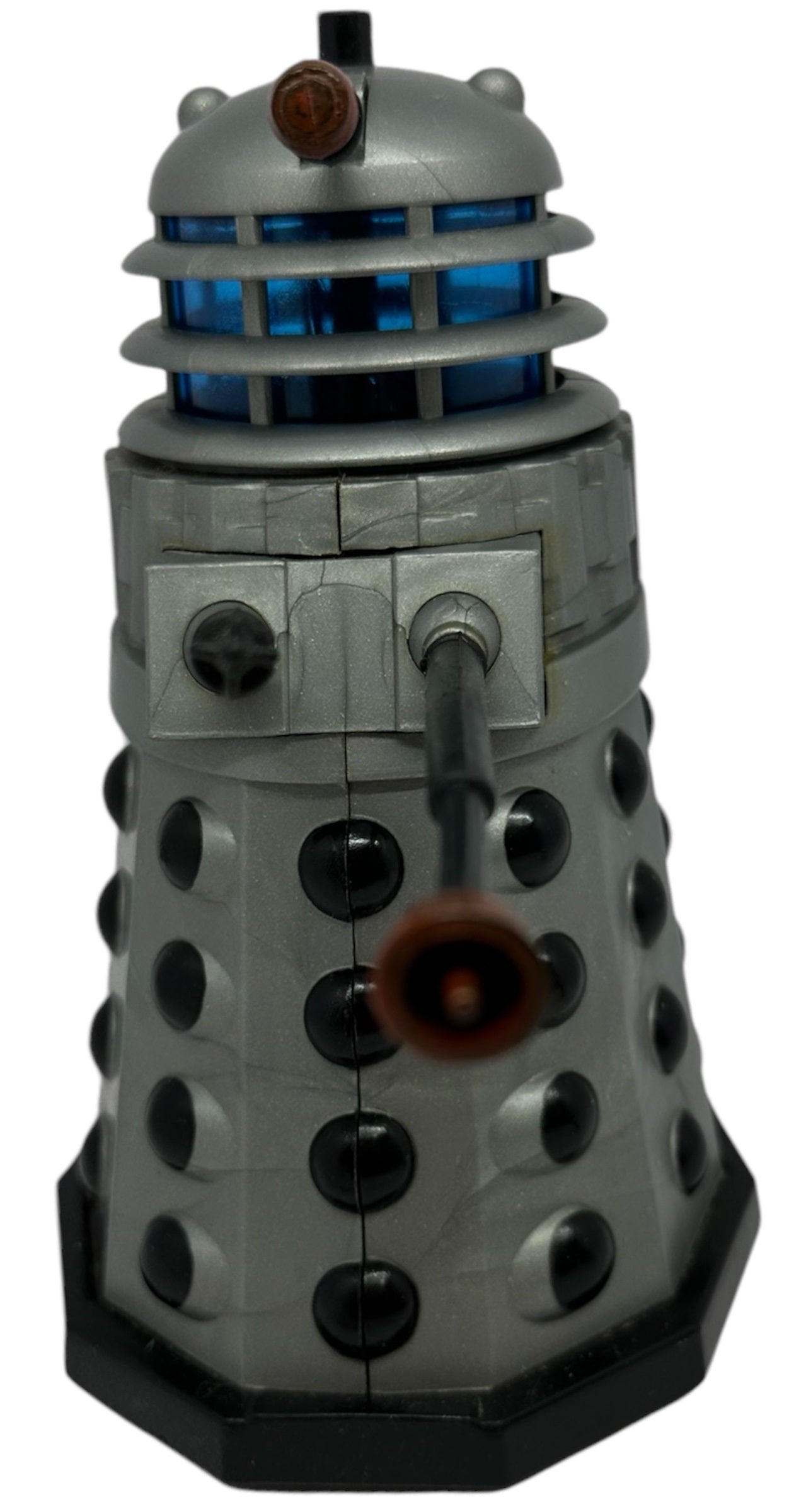 Vintage 1975 Palitoy Doctor Dr Who Talking Dalek Battery Operated Silver And Black Dalek Complete In The Original Box