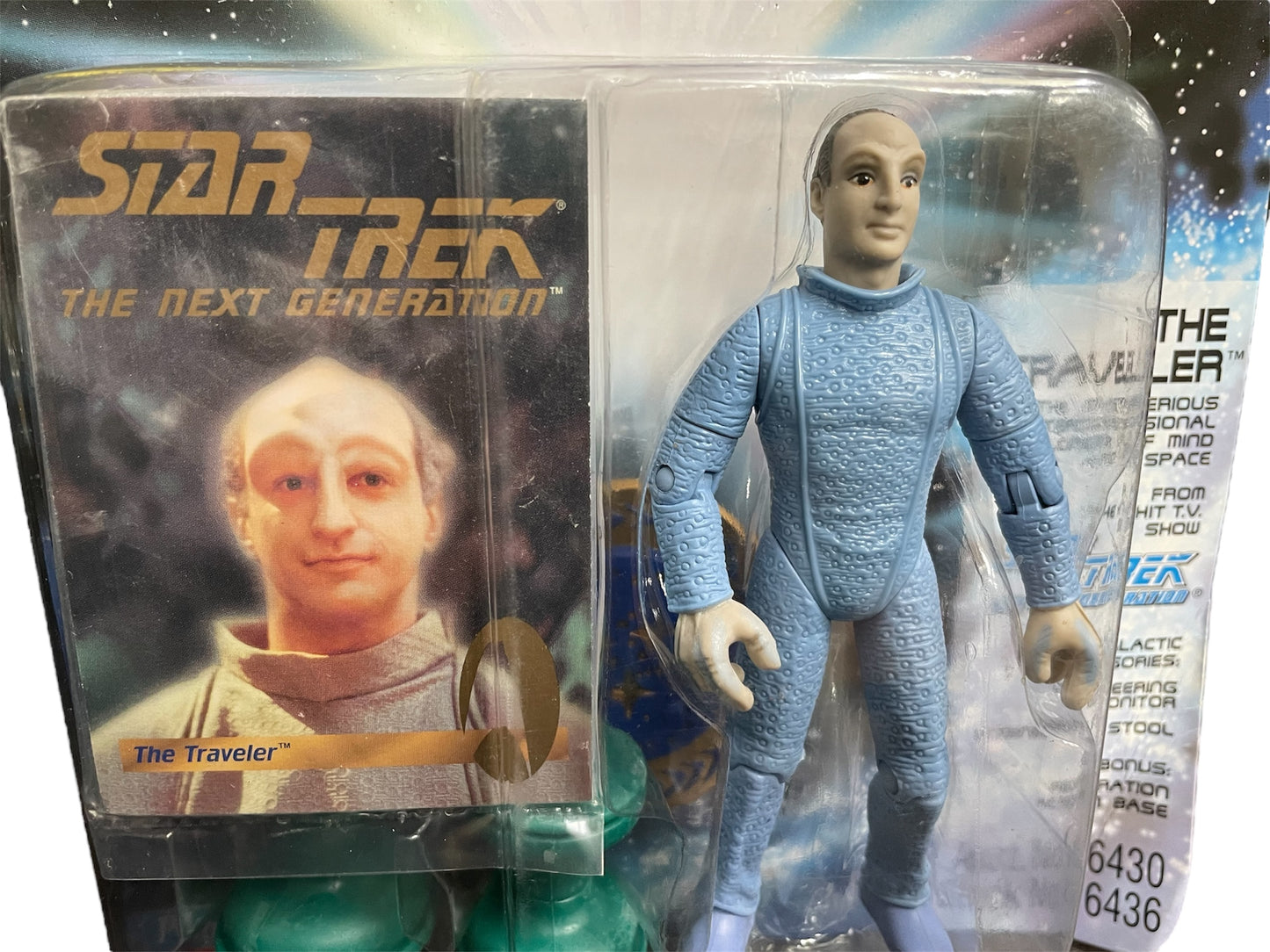 Vintage Playmates 1995 Star Trek The Next Generation The Traveler Action Figure Brand New Factory Sealed Shop Stock Room Find