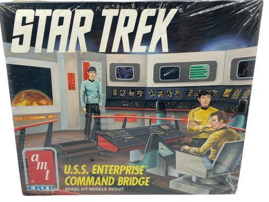 Vintage 1991 AMT/ERTL Star Trek The Original Series 25th Anniversary USS Enterprise Command Bridge Model Kit - Brand New Factory Sealed Shop Stock Room Find