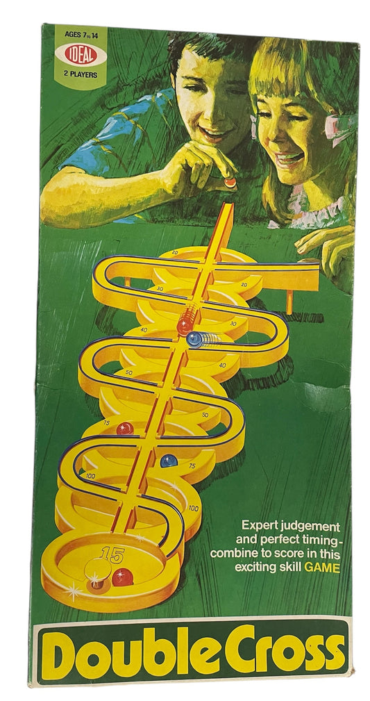 Vintage Ideal 1972 Double Cross - Game Of Expert Timing And Skill - Fantastic Condition - Fully Complete - In The Original Box