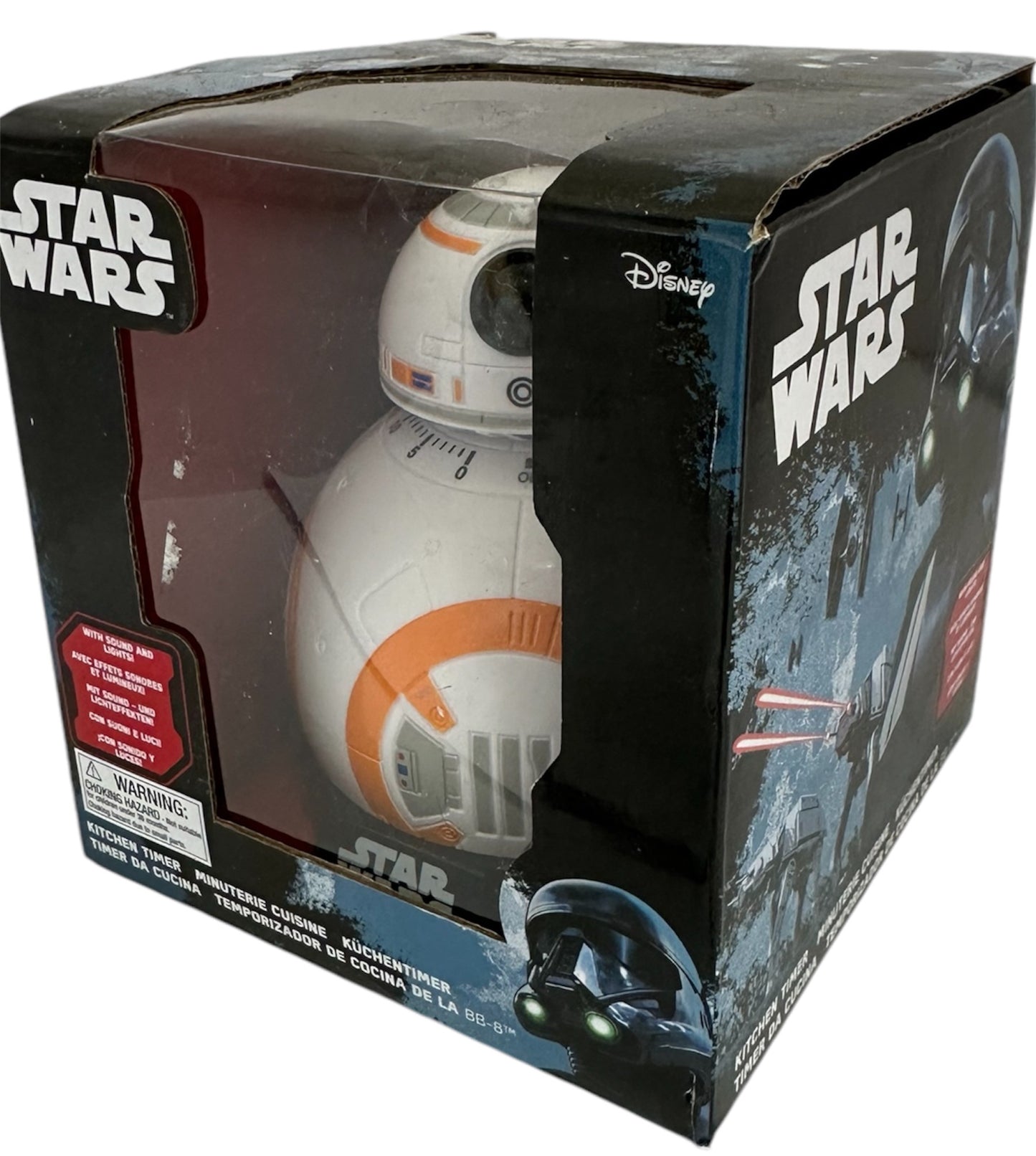 Underground Toys 2016 - Star Wars The Force Awakens - BB-8 Electronic Kitchen Timer With Lights And Sounds - Brand New Factory Sealed Shop Stock Room Find