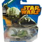 Star Wars 2014 Hot Wheels 1/64 Scale Die-Cast Yoda Mini Model Car Vehicle - New In Pack