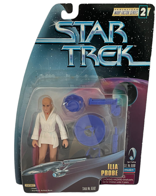 Vintage Playmates 1997 Star Trek The Motion Picture Warp Factor Series 2 Ilia Probe Action Figure - Factory Sealed Shop Stock Room Find