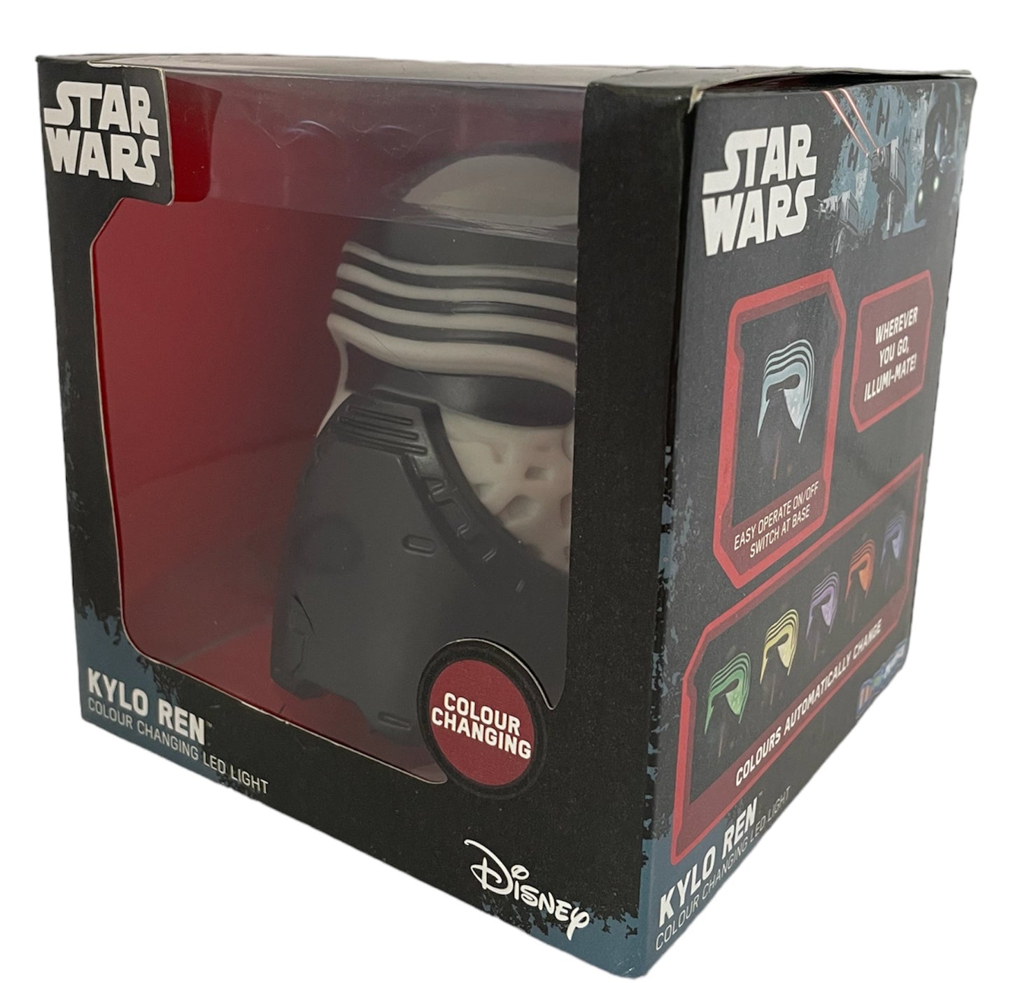 Star Wars 2016 - The Last Jedi - Kylo Ren Colour Changing LED Night Light - Brand New Factory Sealed Shop Stock Room Find