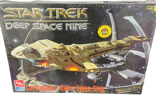 Vintage AMT/ERTL 1997 Star Trek Deep Space Nine Cardassian Galor Class Ship Highly Detailed Model Kit With Display Stand - Model No. 8324 - Factory Sealed Shop Stock Room Find