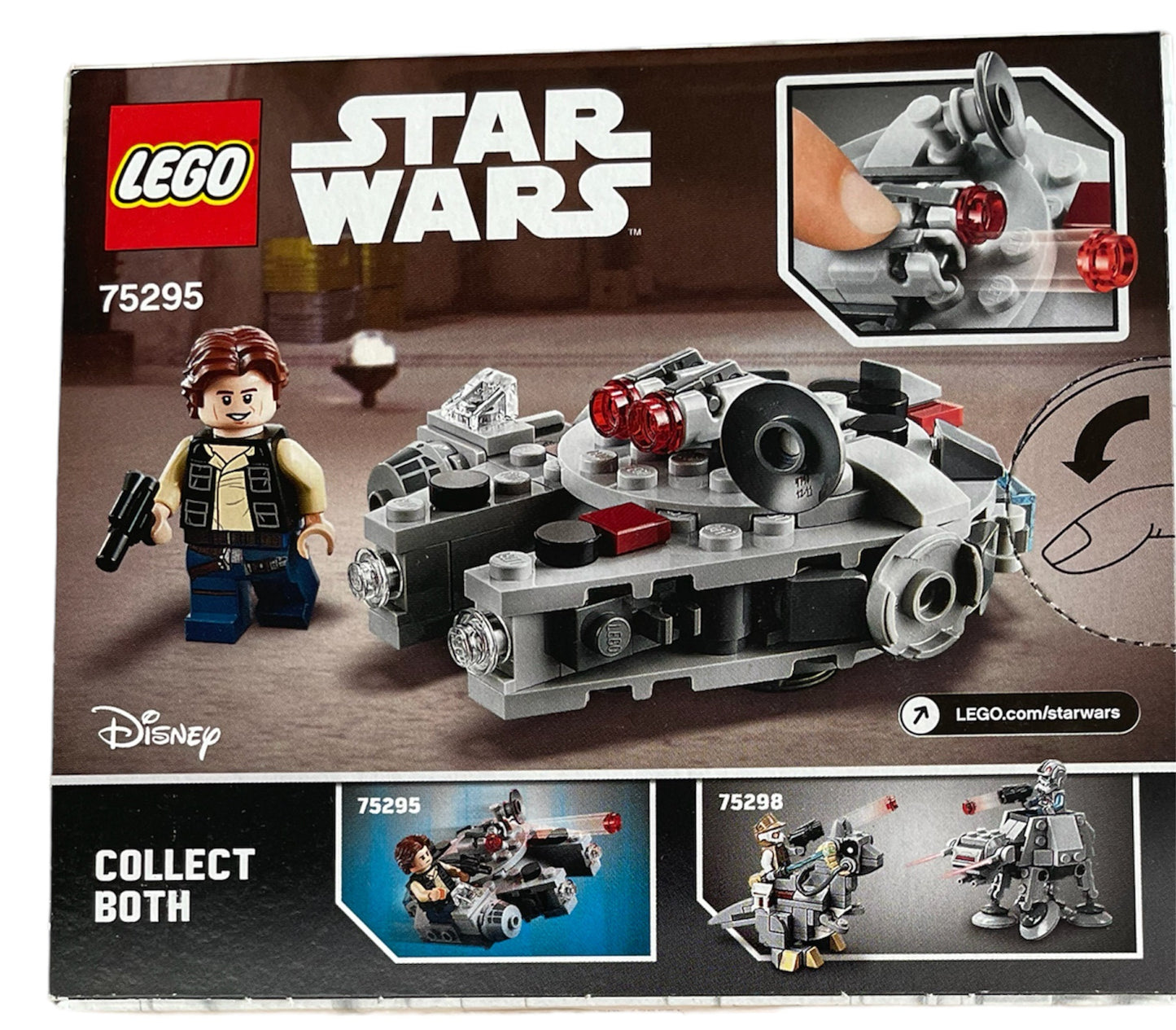 Star Wars Lego Microfighters Millennium Falcon Microfighter With Han Solo Figure - Brand New Factory Sealed Kit