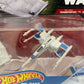 Vintage 2015 Star Wars Hot Wheels Die-Cast First Order Transporter &amp; The Resistance X-Wing Fighter Space Vehicles - Brand New Factory Sealed Shop Stock Room Find