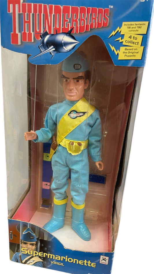 Vintage Pelhams 1999 Gerry Andersons Thunderbirds Virgil Tracy 12 Inch Supermarionette Pelham String Puppet - Brand New Factory Sealed Shop Stock Room Find