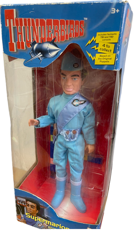 Vintage Pelhams 1999 Gerry Andersons Thunderbirds Scott Tracy 12 Inch Supermarionette Pelham String Puppet - Brand New Factory Sealed Shop Stock Room Find