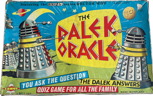 Vintage Doctor Dr Who 1965 The Dalek Oracle - Quiz Game For All The Family - You Ask The Question - The Dalek Answers -Very Good Condition - Complete In The Original Box