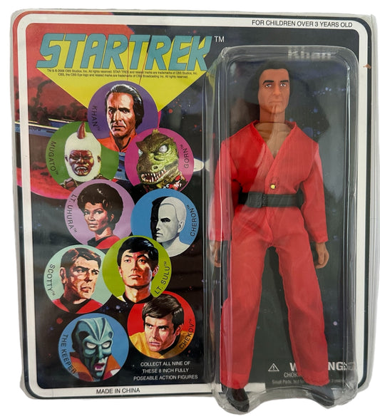 Vintage Diamonds 2008 Star Trek The Original Series Khan From Space Seed Mego Style 8 Inch Retro Cloth Action Figure - Shop Stock Room Find