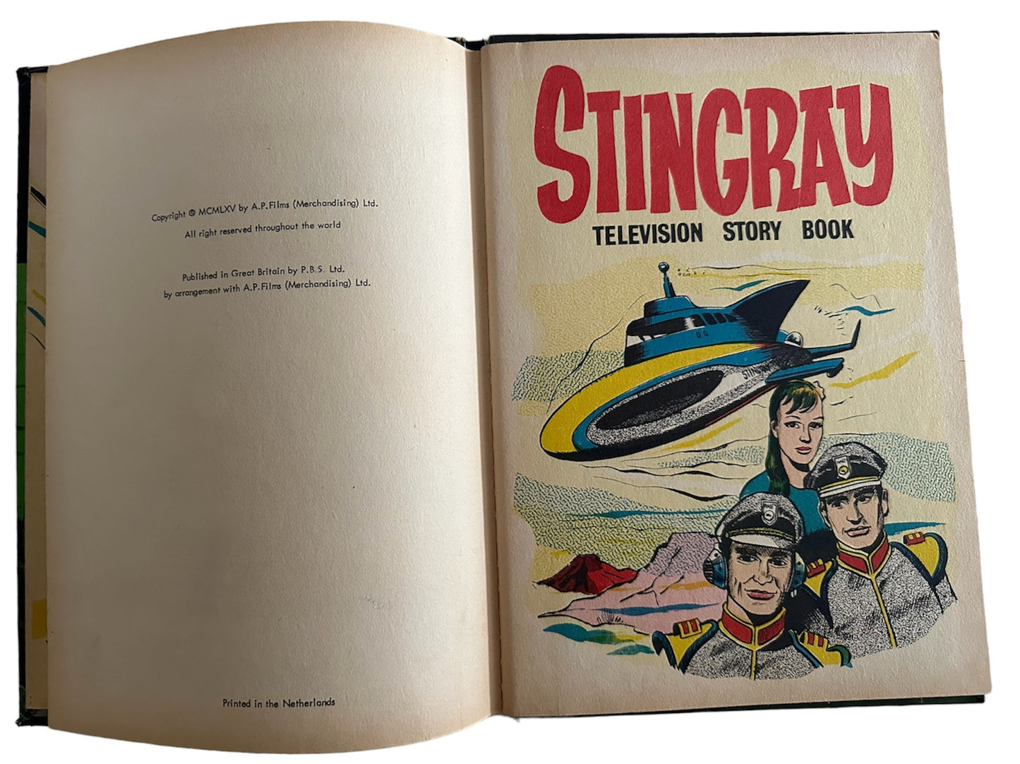 Vintage Gerry Andersons Stingray Television Story Book 1965 Annual Style - Good Condition