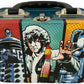 Vintage 1980 Dr Who Classic 4th Doctor Tom Baker Tin Tote Lunch Box - Former Shop Stock