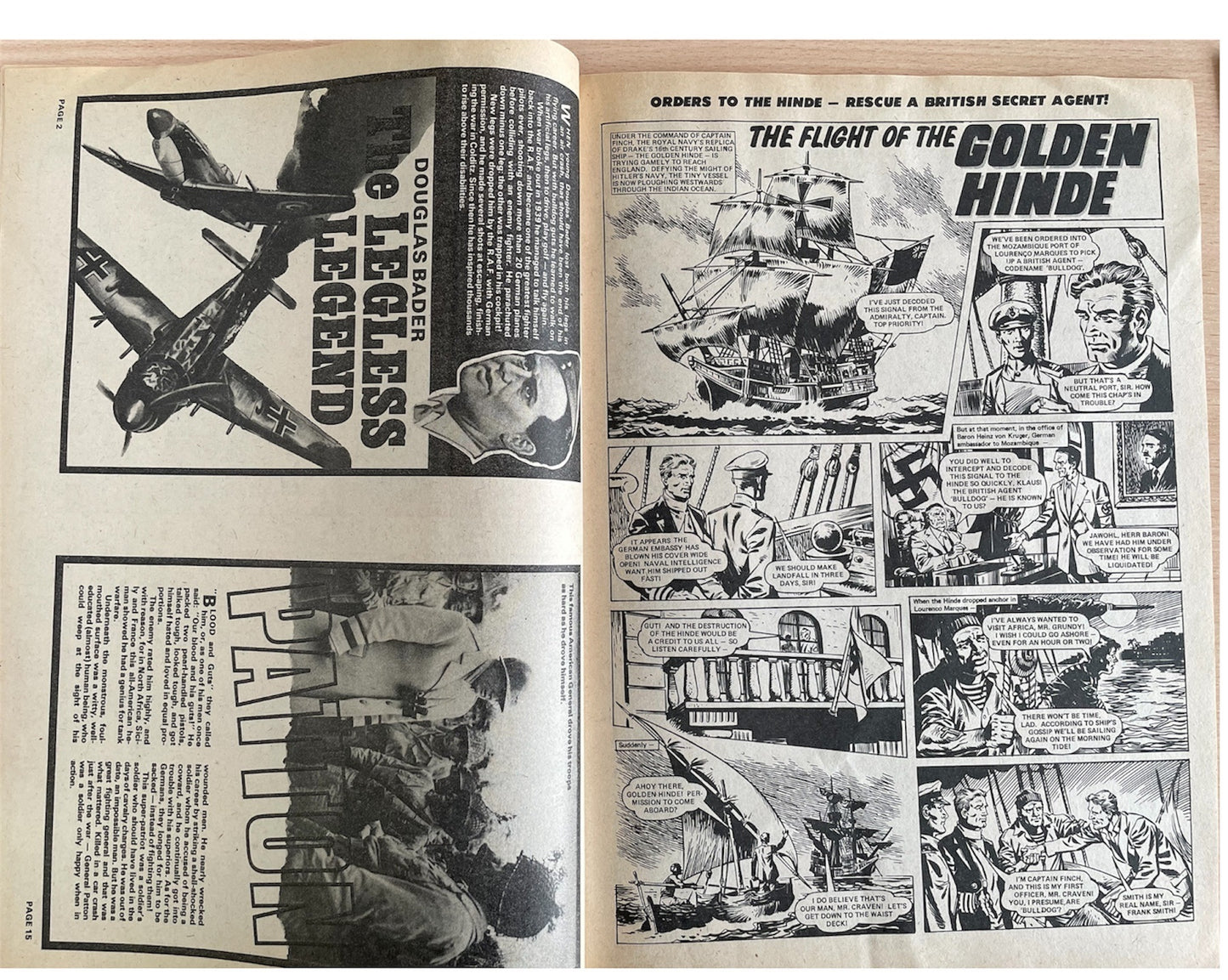 Vintage 1975 Battle Picture Weekly Issue No. 3 With Free Gift - Boys Comic Every Thursday 22nd March 1975 - Former Shop Stock