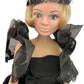 Vintage 1965 Gerry Andersons Fairylite Lady Penelope 11" Action Figure Doll In Black Evening Dress - Very Good Condition - Ultra Rare Item