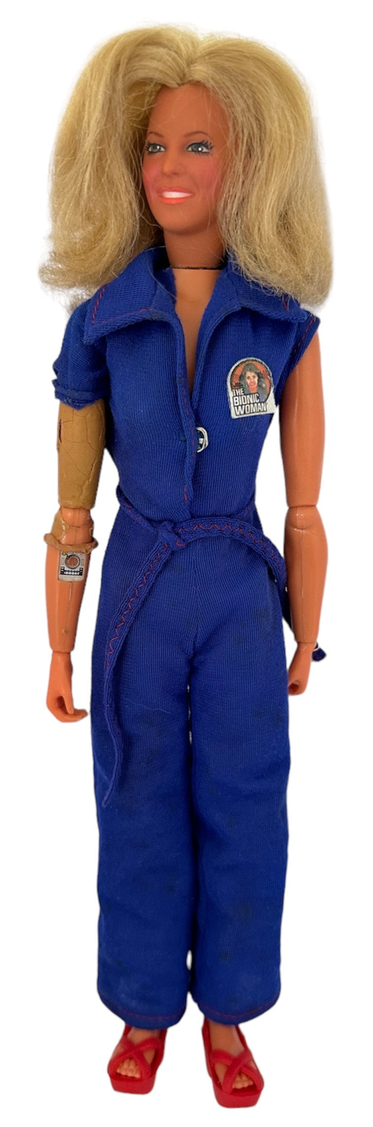 Vintage The Bionic Woman Jamie Sommers Action Figure Doll - Produced By Kenner in 1976 and distributed in the UK by Denys Fisher - In The Original Box