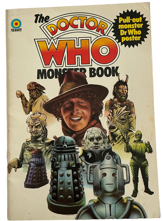 Vintage Target Books 1975 Doctor Dr Who Monster Book Paperback - Very Good Condition