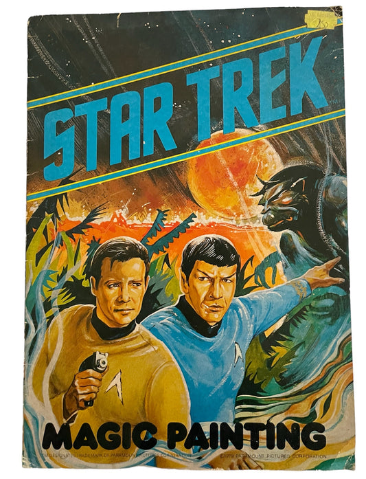 Vintage 1979 Star Trek The Original Series Magic Painting Paperback Book No. 2 - Shop Stock Room Find