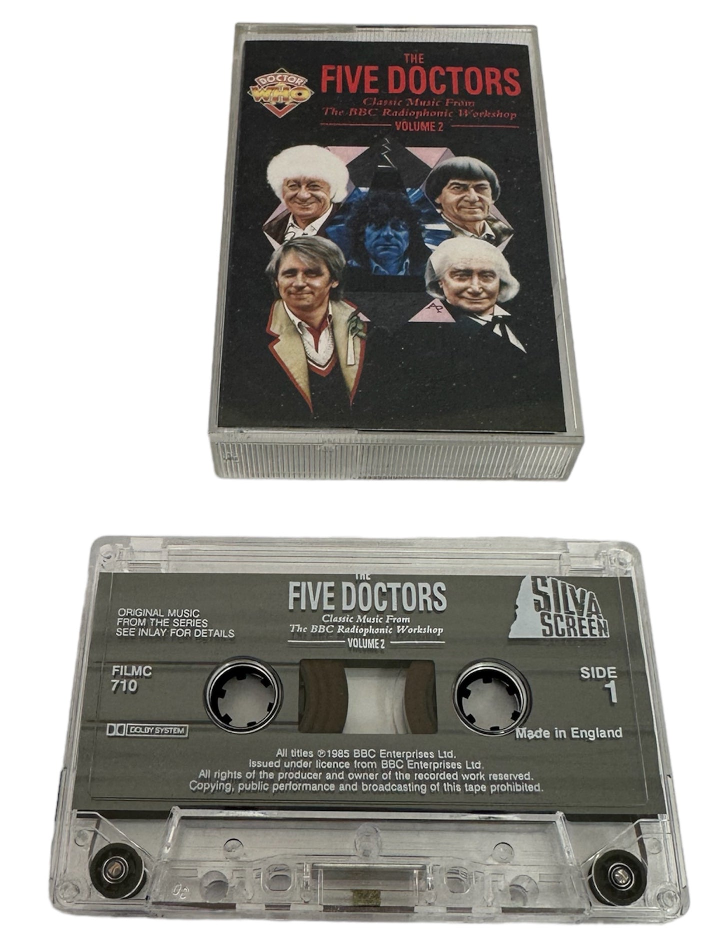 Vintage Silva Screen 1992 Doctor Dr Who The Five Doctors - Classic Mus ...