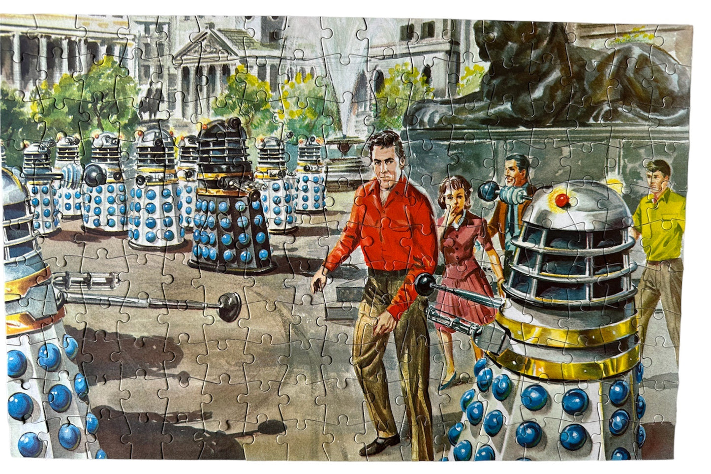 Vintage Thomas Hope 1965 Doctor Dr Who And The Daleks Jigsaw Puzzle - Peace Talks - Fantastic Condition -100% Complete - In The Original Box