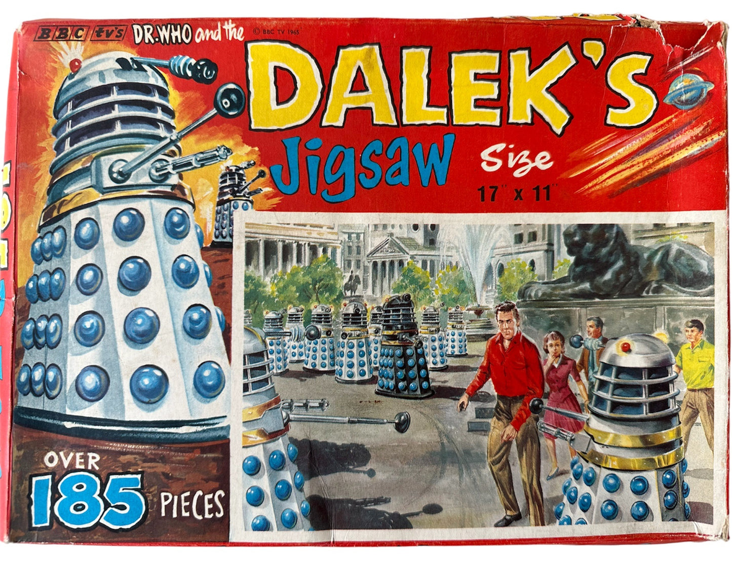 Vintage Thomas Hope 1965 Doctor Dr Who And The Daleks Jigsaw Puzzle - Peace Talks - Fantastic Condition -100% Complete - In The Original Box