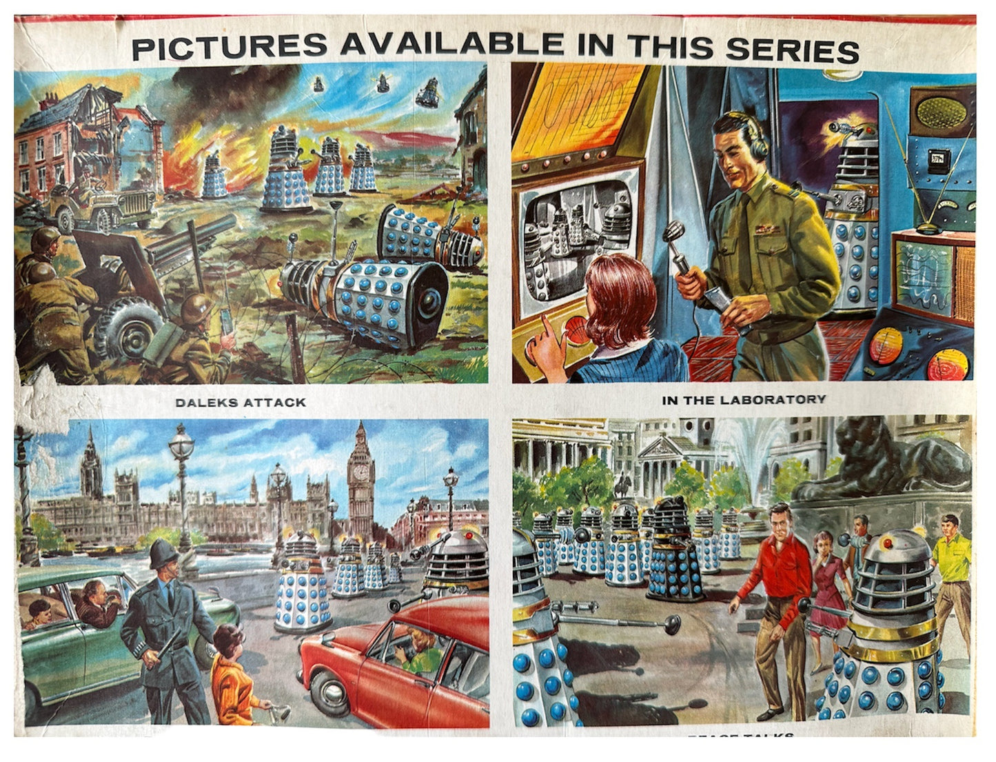 Vintage Thomas Hope 1965 Doctor Dr Who And The Daleks Jigsaw Puzzle - Peace Talks - Fantastic Condition -100% Complete - In The Original Box