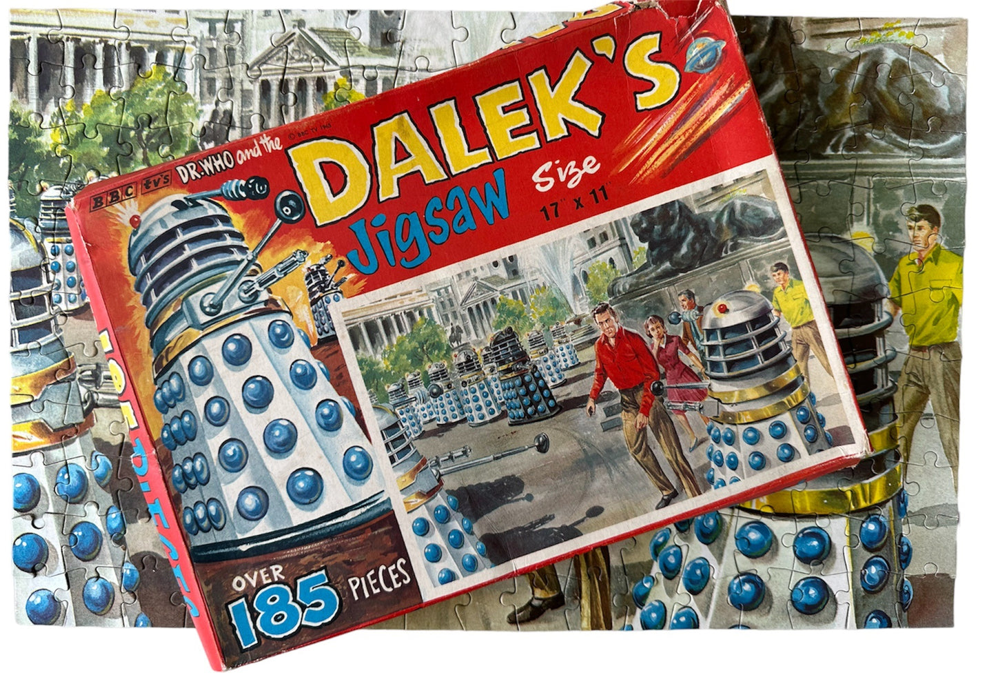 Vintage Thomas Hope 1965 Doctor Dr Who And The Daleks Jigsaw Puzzle - Peace Talks - Fantastic Condition -100% Complete - In The Original Box