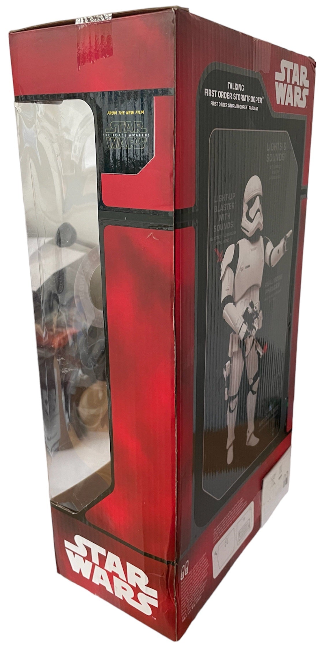 Vintage 2015 Star Wars The Force Awakens 14 Inch Electronic Talking First Order Stormtrooper Action Figure - Factory Sealed Shop Stock Room Find