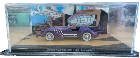 Batman Automobilia - The Definitive Collection Of Batman Vehicles - No. 28 Detective Comics #122 Die-cast Catmobile In Display Case - Shop Stock Room Find